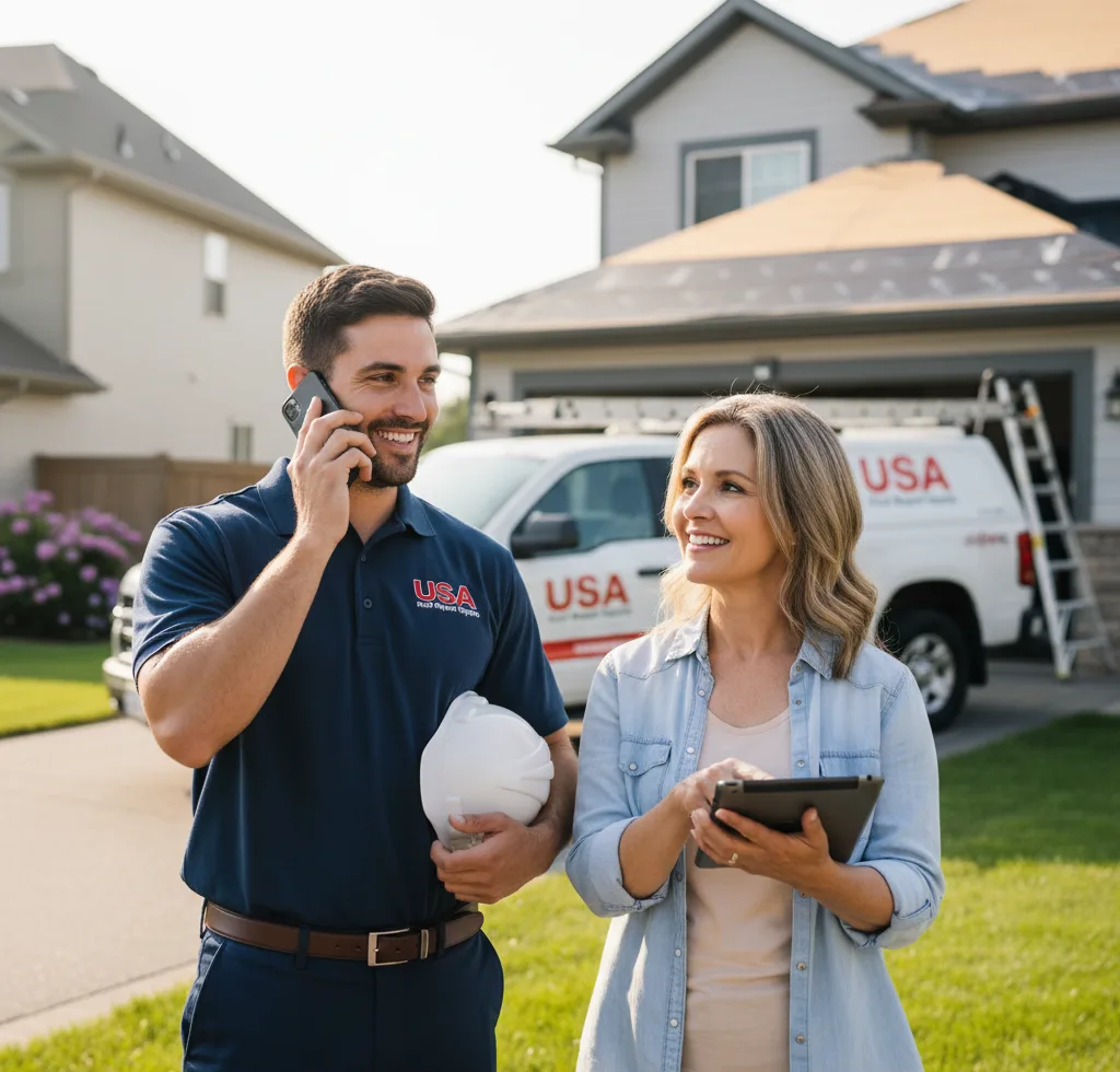 USA Roof Repair Experts customer support in Voorheesville